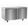 Delfield 4564NP 64in Two-Section Undercounter Worktop Prep Freezer 