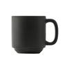 Tuxton China Inc VBM-110J Zion 11oz Matte Black Porcelain Yukon Mug - 2dz 