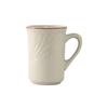 Tuxton China Inc YBM-080 Monterey 7-1/2oz Eggshell with Berry Band Ceramic Mug - 3dz 