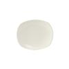 Tuxton China Inc AAU-003 Napa 7-1/8in x 6-1/8in Pearl White Oval Ceramic Plate - 2dz 