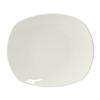 Tuxton China Inc AAU-006 Napa 10-1/8in x 8-1/2in Pearl White Oval Ceramic Plate - 1dz 