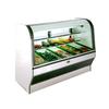 Marc Refrigeration HS-4R 50in Remote Double Duty Deli Case with Curved Glass Doors 