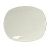 Tuxton China Inc AAU-009 Napa 12in x 8-1/8in Pearl White Oval Ceramic Plate - 1dz 