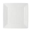 Tuxton China Inc ABU-006 Napa 10-1/8in x 10-1/8in Pearl White Square Plate - 1dz 