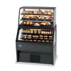 Federal Industries 36.25in Hybrid Refrigerated Merchandiser with Black Exterior - CD3628/RSS3SC 