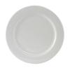 Tuxton China Inc ALA-054 Alaska 5-1/2in Diameter Porcelain White Wide Rim Plate - 3dz 