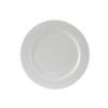 Tuxton China Inc ALA-094 Alaska 9-1/2in Diameter Porcelain White Wide Rim Plate - 2dz 