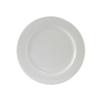 Tuxton China Inc ALA-104 Alaska 10.5in Diameter Porcelain White Wide Rim Plate - 1dz 