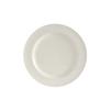Tuxton China Inc AMU-004 Modena 8-1/8in Diameter Pearl White Wide Rim Plate - 2dz 