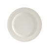 Tuxton China Inc AMU-008 Modena 11-5/8in Pearl White Round Wide Rim Plate - 1dz 