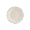 Tuxton China Inc ASU-004 San Marino 8-1/8in Pearl White Round Wide Rim Plate - 2dz 