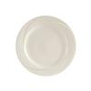 Tuxton China Inc ASU-006 San Marino 10in Pearl White Round Wide Rim Plate - 1dz 