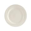 Tuxton China Inc ASU-009 San Marino 12-1/2in Pearl White Round Wide Rim Plate - 1dz 