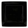 Tuxton China Inc BBH-1016 DuraTux 10-1/8in Black Ceramic Square Wide Rim Plate - 1dz 