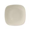 Tuxton China Inc BEH-072C DuraTux 7.25in Amr White/Eggshell Ceramic Square Plate - 1dz 