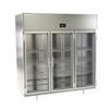 Delfield DSLF3-G 68.3cuft Three-Section Glass Door Reach-In Freezer 