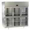 Delfield DSLF3-GH 68.3cuft Three-Section Half Glass Door Reach-In Freezer 