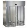 Delfield DSLHRI2-G 67.2cuft Two-Section Roll-In Heated Cabinet with Glass Doors 