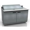 Delfield ST4448NP-6M 48in Two-Section 6 Pan Mega Top Table Refrigerator 
