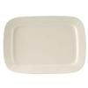 Tuxton China Inc BEH-170A DuraTux 17in x 11.75in Amr White/Eggshell Ceramic Plate - 4 EA 