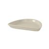 Tuxton China Inc BEZ-0702 DuraTux 7in x 5in Amr White/Eggshell Half Moon Dish - 2dz 