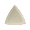 Tuxton China Inc BEZ-0728 DuraTux 7-1/4in Amr White/Eggshell Triangular Plate - 1dz 