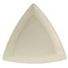 Tuxton China Inc BEZ-1108 DuraTux 11in Amr White/Eggshell Triangular Plate - 1dz 
