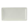 Tuxton China Inc BWH-1547 DuraTux 15-1/2in x 8in White Ceramic Plate - 6 per Case 