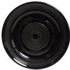 Tuxton China Inc CBA-120 Concentrix 12in Black Ceramic Round Plate - 6 per Case 