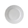 Tuxton China Inc CHA-066 Chicago 6-3/4in Porcelain White Wide Rim Round Plate - 3dz 