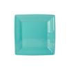 Tuxton China Inc CIH-0845 Concentrix 8-1/2in Island Blue Ceramic Square Plate - 1dz 