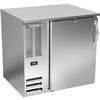beverage-air BB36HC-S 36in One-Section Stainless Steel Solid Door Back Bar Cooler 
