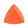 Tuxton China Inc CPZ-1248 Concentrix 12-1/2in Papaya Ceramic Triangular Plate - 6 EA 