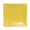 Tuxton China Inc CSH-0845 Concentrix 8-1/2in Saffron Ceramic Square Plate - 1dz 
