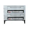 Marsal SD-1060/SD-660 80in Gas Stainless Steel Double Deck Pizza Oven - 260k BTU 