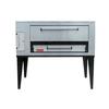 Marsal SD-10866 86in Gas Stainless Steel Single Deck 8 Pie Pizza Oven 