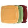 Tuxton China Inc DYH-112L DuraTux 11in Assorted Ceramic Square Plates - 1dz 