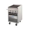 Bakers Pride Dante Series 24in Gas Radiant Charbroiler with Cabinet Base - F-24RS-C 