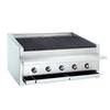 Bakers Pride 36in Low Profile Countertop Radiant Gas Charbroiler - L-36RS-R 