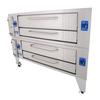 Bakers Pride Super Deck 60in Brick Lined Double Deck Pizza Oven - 240k BTU - Y-602BL 