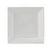 Tuxton China Inc FPH-0845 Pacifica 8-1/2in Porcelain White Square Plate - 1dz 