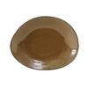 Tuxton China Inc GAJ-650 Artisan 8-3/8in x 6-7/8in Mojave Ceramic Ellipse Plate - 1dz 