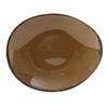 Tuxton China Inc GAJ-651 Artisan 10in x 8-1/4in Mojave Ceramic Ellipse Plate - 1dz 