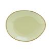 Tuxton China Inc GAS-650 Artisan 8-3/8in x 6-7/8in Sagebrush Ellipse Plate - 1dz 