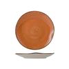Tuxton China Inc GGC-005 Artisan Geode 9in Coral Porcelain Round Plate - 2dz 