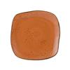 Tuxton China Inc GGC-502 Artisan Geode 11in Coral Porcelain Square Plate - 1dz 