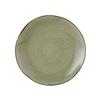 Tuxton China Inc GGO-008 Artisan Geode 11-5/8in Olive Porcelain Round Plate - 1dz 