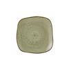 Tuxton China Inc GGO-500 Artisan Geode 7-1/4in Olive Porcelain Square Plate - 1dz 