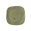 Tuxton China Inc GGO-501 Artisan Geode 9in Olive Porcelain Square Plate - 1dz 