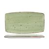 Tuxton China Inc GGOR553 Artisan Geode 14in x 8in Olive Ceramic Rectangular Plate -1dz 